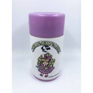 Cherry,Merry,Muffin`1988`Mattel Inc-Plastic Thermos`Without SipTop. VTG. Read